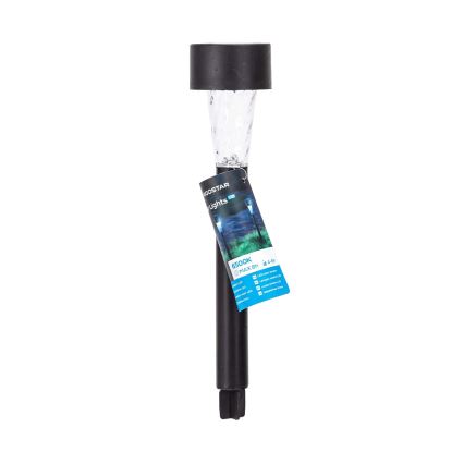Aigostar - Lampada solare LED LED/0,006W/1,2V 40 mAh 29,5 cm nero 6500K IP44