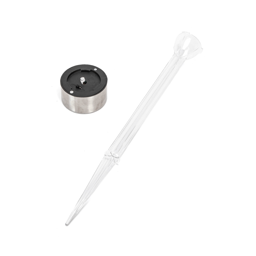 Aigostar - Lampada solare LED LED/0,006W/1,2V 32cm cromo opaco 200 mAh 2700K IP44