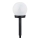Aigostar - Lampada solare LED LED/0,006W/1,2V 33cm nero 6500K IP44
