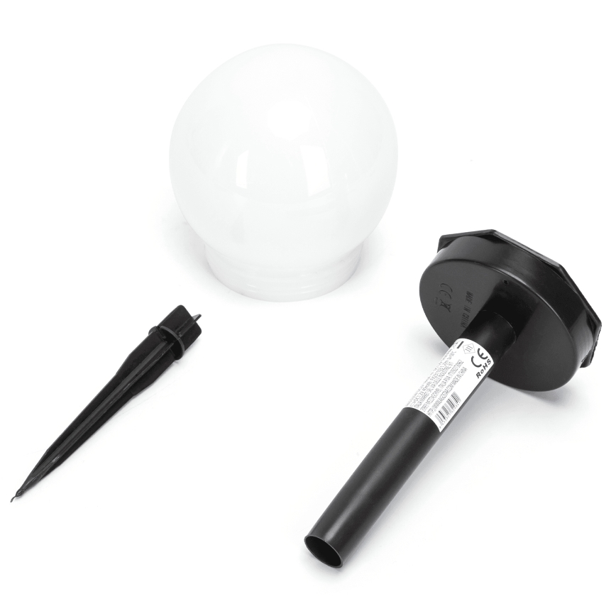 Aigostar - Lampada solare LED LED/0,006W/1,2V 33cm nero 6500K IP44