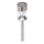 Aigostar - Lampada solare LED LED/0,006W/1,2V 35,5cm cromo opaco 2700K IP44 100 mAh
