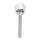 Aigostar - Lampada solare LED LED/0,006W/1,2V 37,8cm cromo opaco 2700K IP44