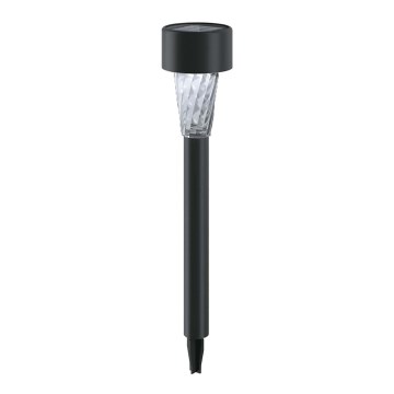 Aigostar - Lampada solare LED LED/0,006W/1,2V 40 mAh 29,5 cm nero 6500K IP44
