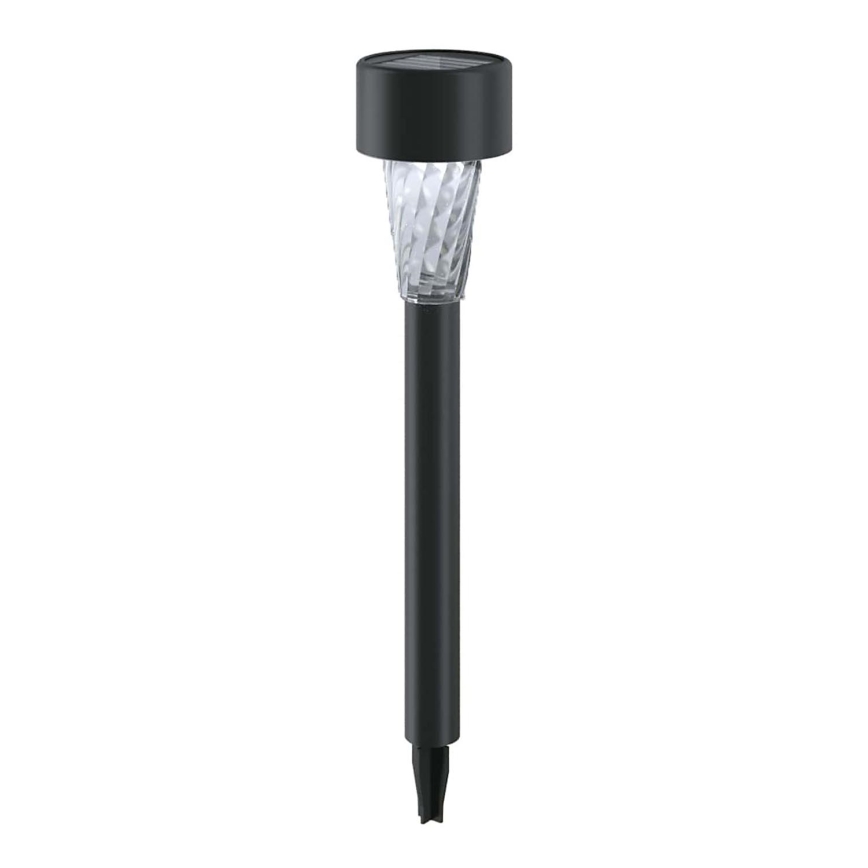 Aigostar - Lampada solare LED LED/0,006W/1,2V 40 mAh 29,5 cm nero 6500K IP44
