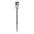 Aigostar - Lampada solare LED LED/0,006W/1,2V 40 mAh 29,7 cm cromo opaco 6500K IP44