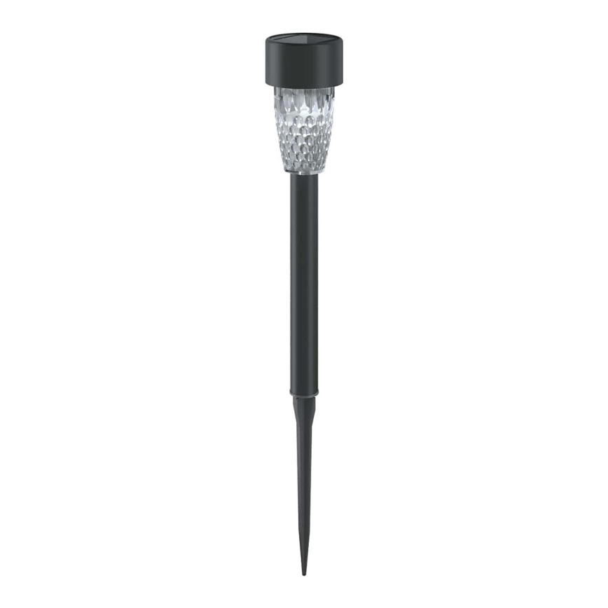 Aigostar - Lampada solare LED LED/0,006W/1,2V 40 mAh 29,7 cm nero 6500K IP44