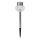 Aigostar - Lampada solare LED LED/0,012W/1,2V 100 mAh 6500K IP44 38,4 cm