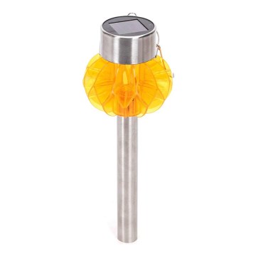 Aigostar - Lampada solare LED LED/0,012W/1,2V 38,4cm 3000K IP44 arancione