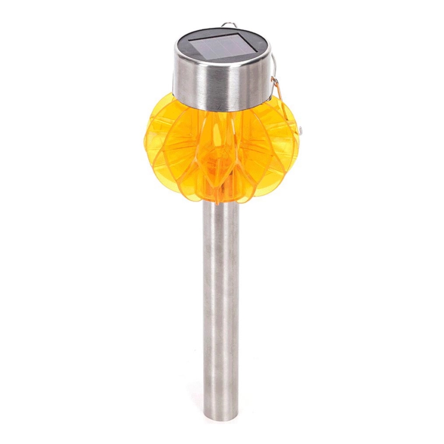 Aigostar - Lampada solare LED LED/0,012W/1,2V 38,4cm 3000K IP44 arancione