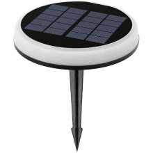 Aigostar - Lampada solare LED LED/0,6W/2V diametro 16,5 cm 3000K/4000K/6500K IP65 nero