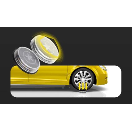 Aigostar - Lampada solare LED LED/0,6W/5,5V 24,5 cm 500 mAh 3200K IP66 nero