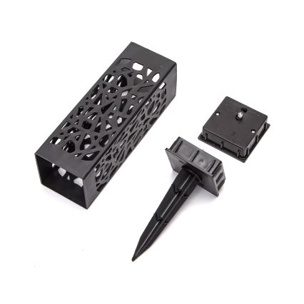 Aigostar - Lampada solare LED RGB LED/0,006W/1,2V 28,5cm nero  IP44
