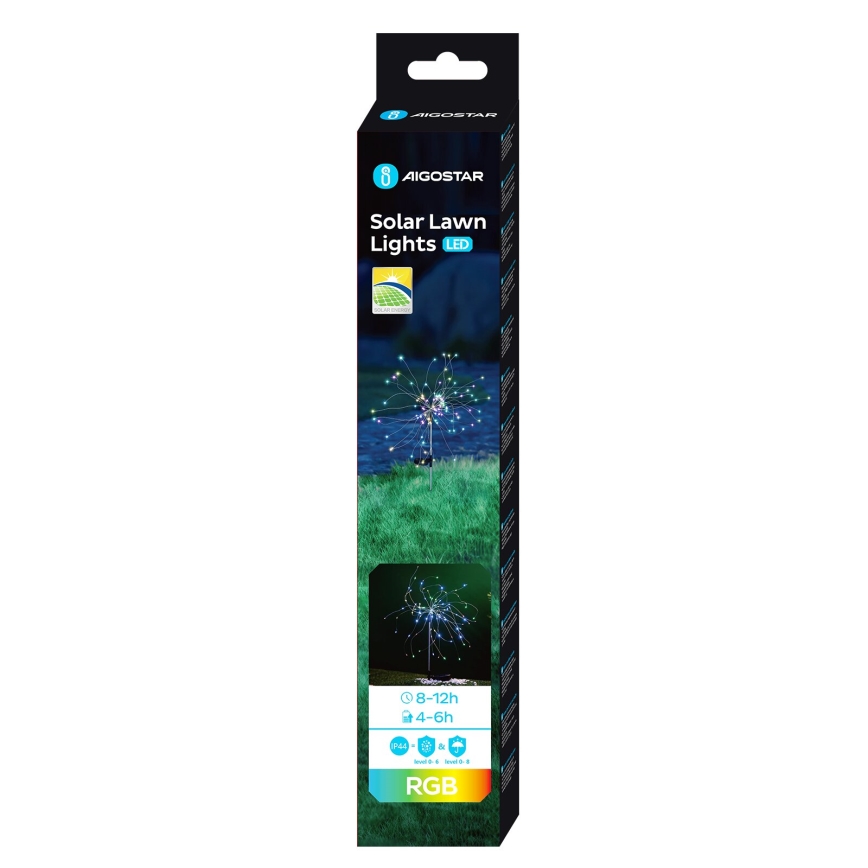 Aigostar - Lampada solare LED RGB LED/0,03W/1,2V IP44