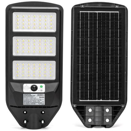 Aigostar - Lampada stradale solare LED con sensore LED/150W/3,2V 8000mAh IP65 6500K + telecomando