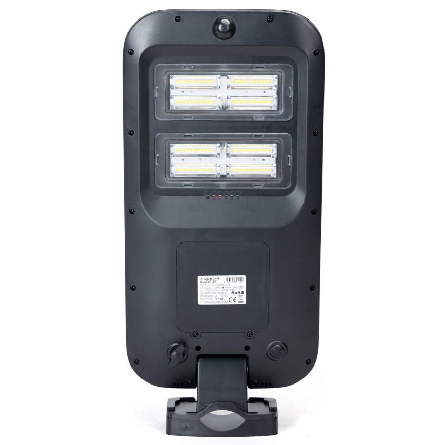 Aigostar - Lampada stradale solare LED con sensore LED/180W/4V 7500mAh IP65 + telecomando