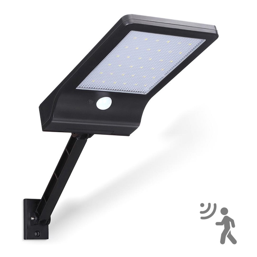Aigostar - Lampada stradale solare LED con sensore LED/2,3W/5,5V 1800 mAh IP65