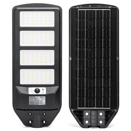 Aigostar - Lampada stradale solare LED con sensore LED/200W/3,2V 12000mAh IP65 6500K + telecomando