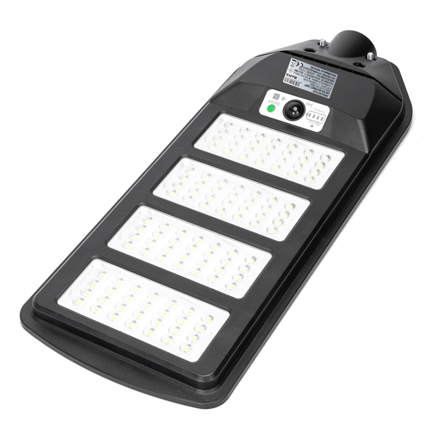 Aigostar - Lampada stradale solare LED con sensore LED/200W/3,2V 12000mAh IP65 6500K + telecomando