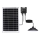 Aigostar - Lampadario solare a LED LED/70W/12V 6000 mAh 6500K IP65 Ø 23,5 cm + telecomando incluso