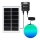 Aigostar - Lampadario solare dimmerabile LED RGBW MESH LED/20W/3,7V 4000 mAh 2700K-6500K IP65 d. 20 cm