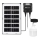 Aigostar - Lampadario solare LED LED/35W/12V 3000 mAh 6500K diametro 10 cm + telecomando