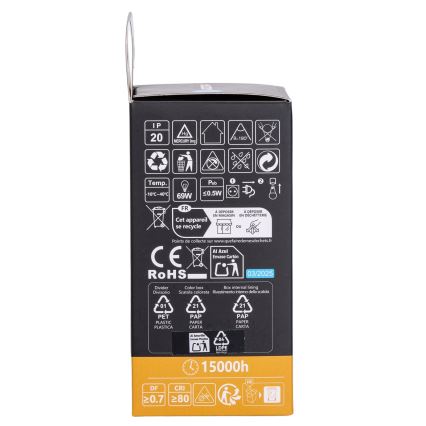 Aigostar - Lampadina LED RGBW dimmerabile A60 E27/10W/230V 3000K + telecomando