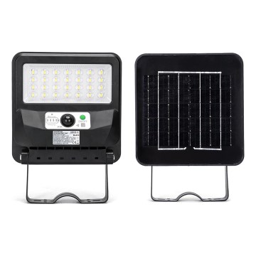 Aigostar - Lampione solare a LED con sensore LED/50W/3,2V 1000mAh 6500K + telecomando