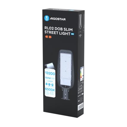 Aigostar - Lampione stradale LED SLIM LED/150W/230V 6500K IP65