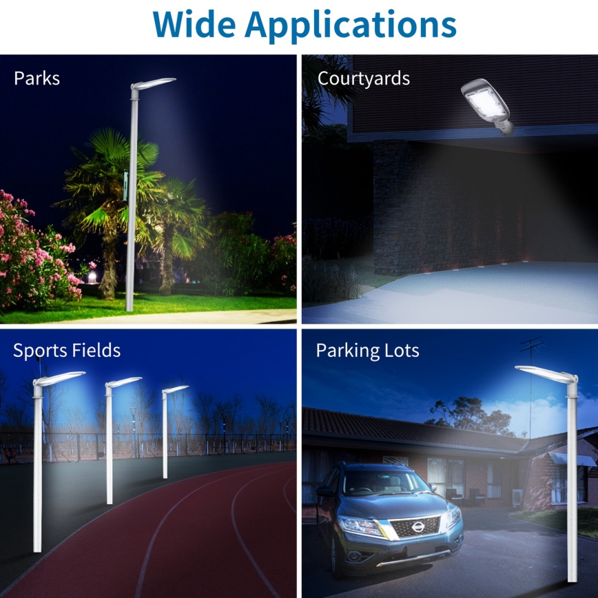 Aigostar - Lampione stradale LED SLIM LED/200W/230V 6500K IP65