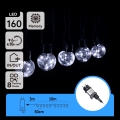 Aigostar - LED catena luminosa decorativa per esterni 160xLED 10m IP44 bianco freddo