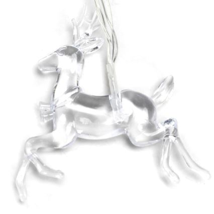 Aigostar - LED Catena luminosa di Natale 20xLED/3xAA 3,3m renne