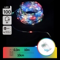 Aigostar - LED Catena luminosa natalizia 100xLED/3xAA 10,3m multicolore