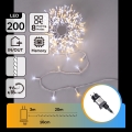Aigostar - LED Catena luminosa natalizia da esterno 200xLED/8 funzioni 23m IP44 bianco caldo/bianco freddo