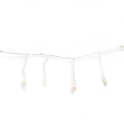 Aigostar - LED Catena luminosa natalizia da esterno 300xLED/8 funzioni 3xAA 9,3m IP44 multicolore