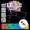 Aigostar - LED Catena luminosa natalizia da esterno 600xLED/8 funzioni 30m IP44 multicolore