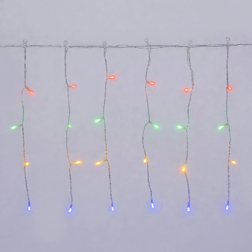 Aigostar - LED Catena luminosa natalizia per esterni 100xLED/8 funzioni 8x0,4m IP44 multicolore