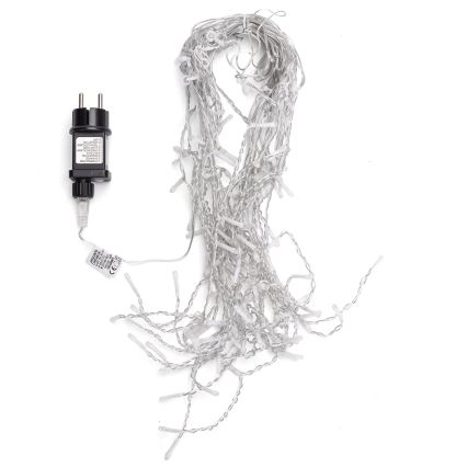 Aigostar - LED Catena luminosa natalizia per esterni 100xLED/8 funzioni 8x0,4m IP44 multicolore