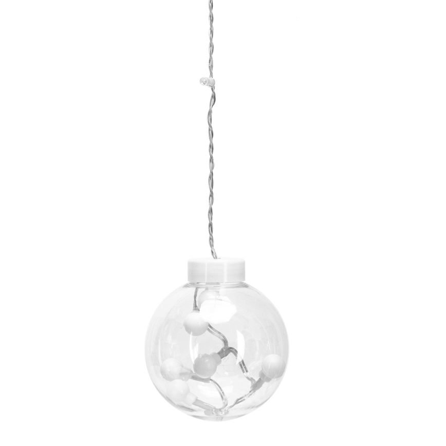 Aigostar - Catena luminosa natalizia LED da esterno 120xLED/8 funzioni 3x0,6m IP44 bianco caldo + telecomando