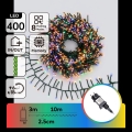 Aigostar - LED Catena luminosa natalizia per esterni 400xLED/8 funzioni 13m IP44 multicolore