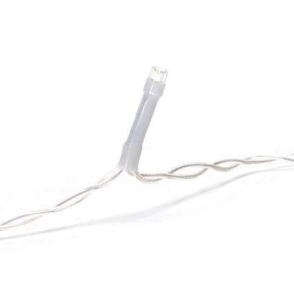 Aigostar - Catena luminosa natalizia LED da esterno 200xLED/8 funzioni 3xAA 13x0,4m IP44 multicolore