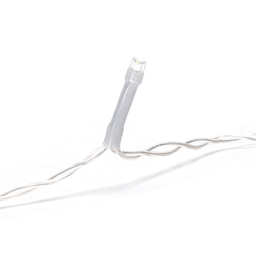Aigostar - Catena luminosa natalizia LED da esterno 200xLED/8 funzioni 3xAA 13x0,4m IP44 multicolore