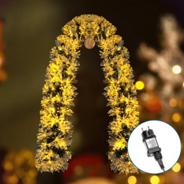 Aigostar - LED decorazione natalizia per esterni 112xLED/3,6W/230V 2m IP44 bianco caldo