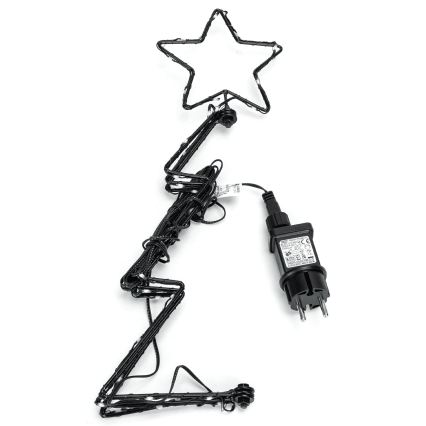 Aigostar - Decorazione natalizia LED da esterno 41xLED/3,6W/230V 40 cm IP44 albero bianco freddo
