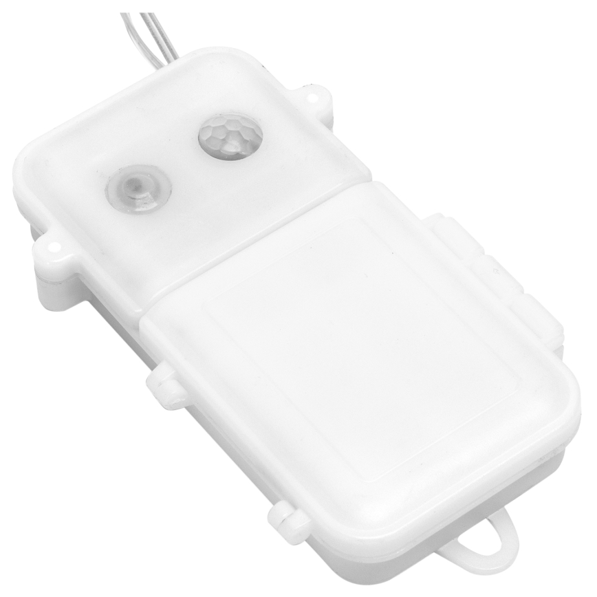 Aigostar - LED dimmerabile catena luminosa natalizia per esterni con sensore di movimento 100xLED/3xAA 12m bianco caldo + telecomando