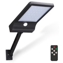 Aigostar - LED Dimmerabile solare lampada con sensore LED/2,3W/5,5V IP65 + telecomando
