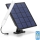 Aigostar - LED Dimmerabile tubo con pannello solare LED/3,2V 3000K/4000K/6500K IP65 + telecomando