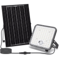 Aigostar - LED Faro solare dimmerabile con sensore LED/120W/3,4V 6500K IP66 + telecomando