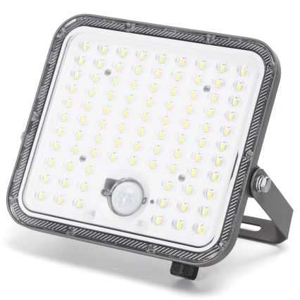 Aigostar - LED Faro solare dimmerabile con sensore LED/120W/3,4V 6500K IP66 + telecomando