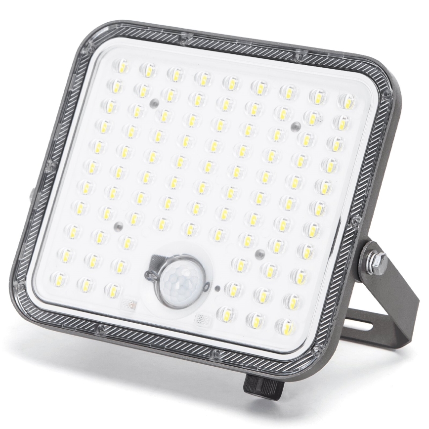 Aigostar - LED Faro solare dimmerabile con sensore LED/120W/3,4V 6500K IP66 + telecomando