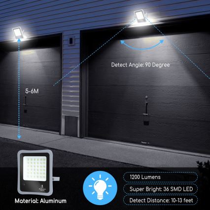 Aigostar - LED Faro solare dimmerabile LED/100W/3,2V IP65 10000 mAh + +TC